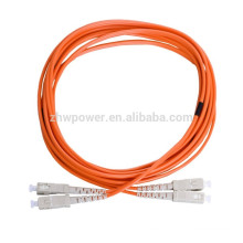Super março compra SC cabo de remendo, multimodo 50 125 fibra óptica cabo, SC APC multimodo ponte de fibra óptica para a rede FTTH